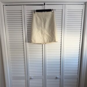 J.CREW Princess Mini Skirt in Ivory